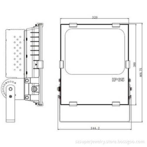 200W LED flood light